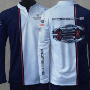 Regalia - LONG SLEEVE SHIRT - NAVY BLUE AND WHITE